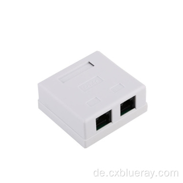 Cat5e UTP Dual Port RJ45 Surface Mount Box